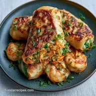 Crispy Air Fried Rice Rolls with Shrimp