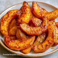 Air Fryer Maple Acorn Squash in 25 Minutes