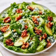 Apple Walnut Blue Cheese Salad for 4