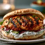 Chicken Gyros with Greek Yogurt