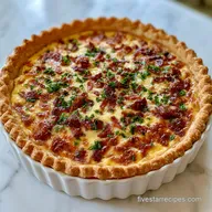 Quiche Lorraine with Thick-Cut Bacon