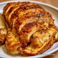 Pan-Seared Cheesy Potato Stuffed Chicken