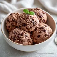 Double Chocolate Cookie Dough Ice Cream in 45 Minutes