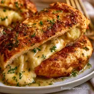 Creamy Potato Stuffed Chicken: Crispy