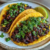 Crispy Black Bean Tacos in 30 Minutes