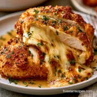 Garlic Cheese Stuffed Chicken for 4