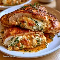 Goats Cheese Stuffed Chicken with Thyme