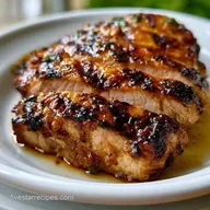Healthy Grilled Tenderloin with Honey Lemon Glaze
