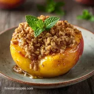 Peach Crisp with Almond Flour