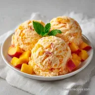 Peach Ice Cream: Velvety Smooth