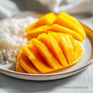 Mango Sticky Rice with Coconut Milk: Traditional Thai Dessert