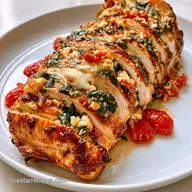 Mediterranean Stuffed Chicken with Feta