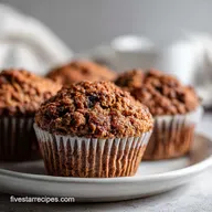 Moist Bran Muffins Recipe High Fiber: 12 Servings
