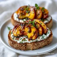 Peach Balsamic Appetizer in 20 Minutes