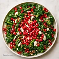 Pomegranate Farro Salad with Kale