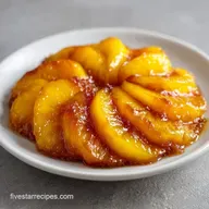 Quick Peach Galette for 6 Servings