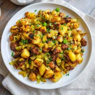 Sausage Leek and Potato Hash with Dijon Mustard Recipe