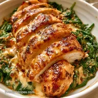 Spinach Cheese Stuffed Chicken for 4
