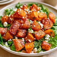 Roasted Butternut Squash Goat Cheese Salad