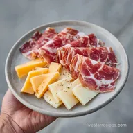 Unique Dinner Charcuterie Board for 4