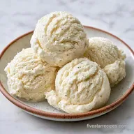 Vanilla Bean Ice Cream for 8 Servings