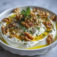 Simple Whipped Feta Dip with Honey and Toasted Walnuts: Velvety Texture