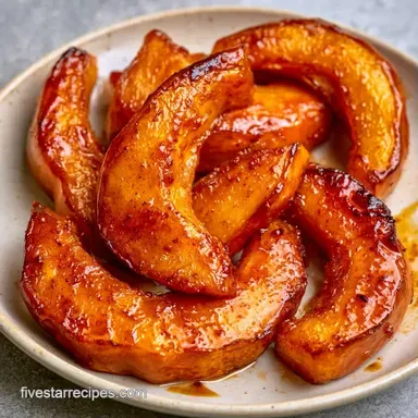 Air Fryer Maple Acorn Squash Roasted Recipe Card