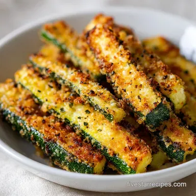 Air Fryer Zucchini in 17 Minutes Recipe Card