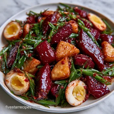 Authentic Tteokbokki Recipe: 4 Servings Recipe Card