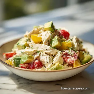 Avocado Chicken Salad Recipe Quick Creamy in 10 Minutes Recipe Card