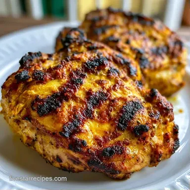 Best Grilled Chicken for 4 Servings Recipe Card