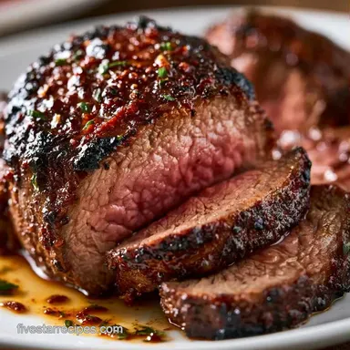 Best Grilled Tenderloin for 6 Servings Recipe Card