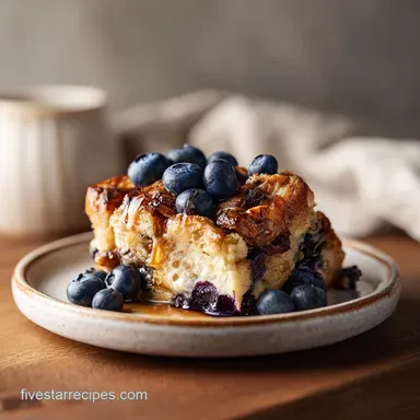 Blueberry French Toast Casserole Recipe: Make-Ahead