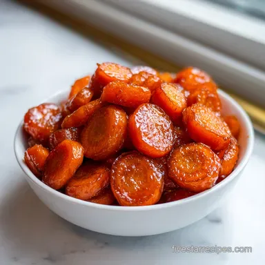 Brown Sugar Glazed Carrots in 17 Minutes Recipe Card