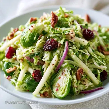 Brussels Sprout Slaw in 25 Minutes