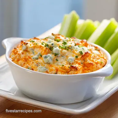 Buffalo Chicken Dip with Canned Chicken | 30 Mins