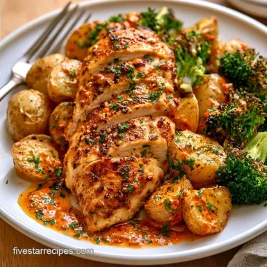 Chicken and Vegetables with Romesco