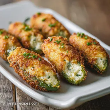 Cream Cheese Jalapeno Poppers Recipe | 30 Mins Recipe Card