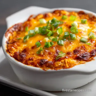 Buffalo Chicken Dip in 20 Minutes - Creamy Baked Style
