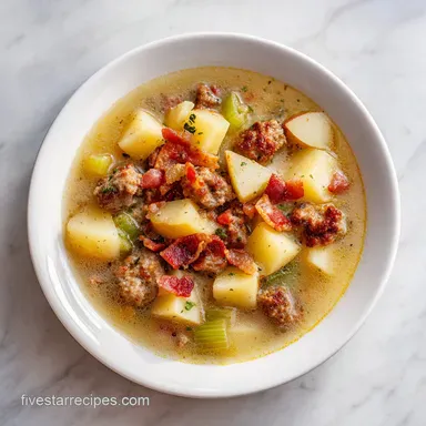 Creamy Zuppa Toscana in 50 Minutes Recipe Card
