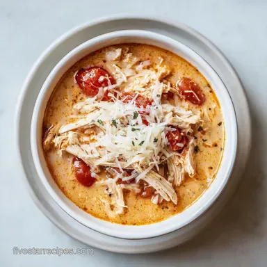 Chicken Parmesan Soup: Slow-Cooked Recipe Card