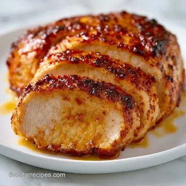 Easy Air Fryer Tenderloin for 4 Servings Recipe Card