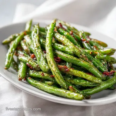 Crack Green Beans Recipe Easy Side: Glazed with Bacon in 35 Minutes Recipe Card