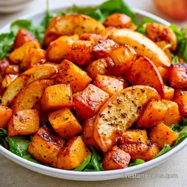 Easy Fall Harvest Salad for 6 Servings
