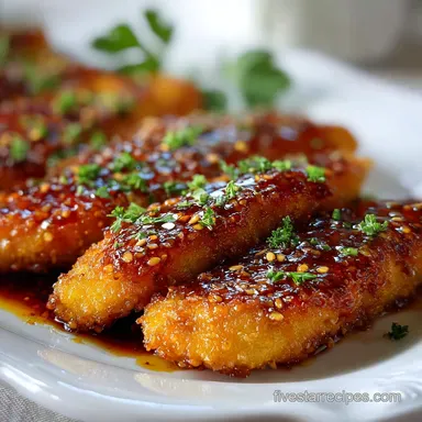 Easy Honey Garlic Glazed Chicken Breast Oven-Only Crispy