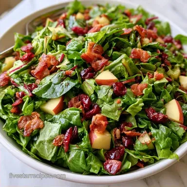 Fall Chopped Salad for 4 Servings