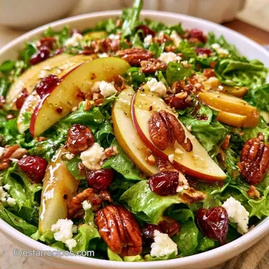 Fall Goat Cheese Salad in 15 Minutes