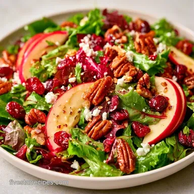 Fall Green Salad in 20 Minutes Recipe Card