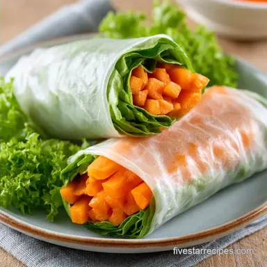 Rice Paper Rolls in 31 Minutes