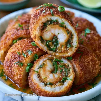 Fried Shrimp Rice Rolls in 25 Minutes